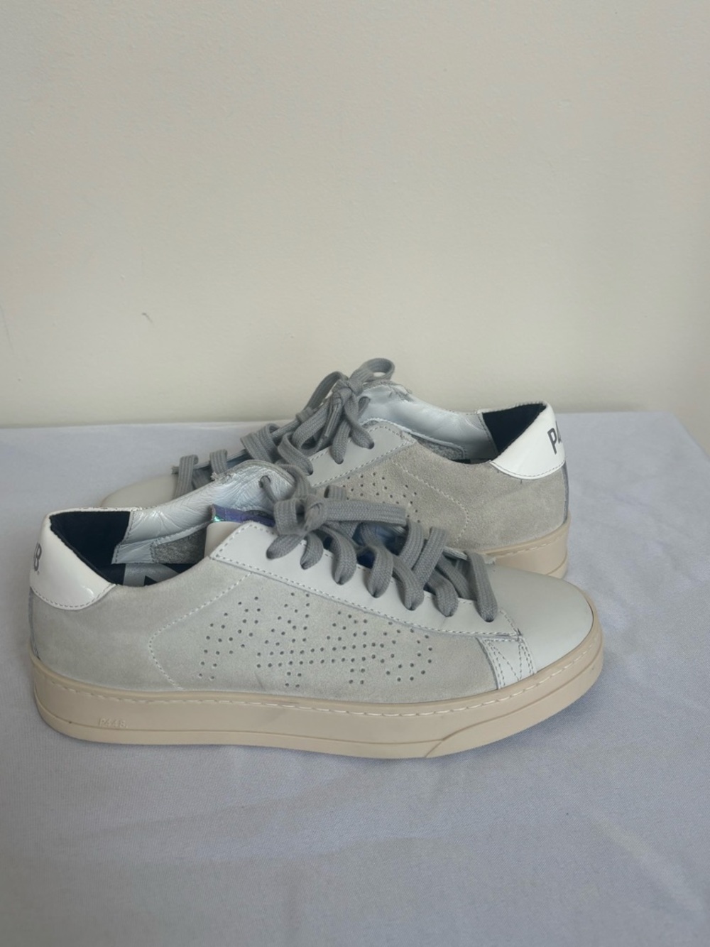 P448 Womens Jack Glim Suede Lace-Up Sneakers Eu 35 US 5/5.5